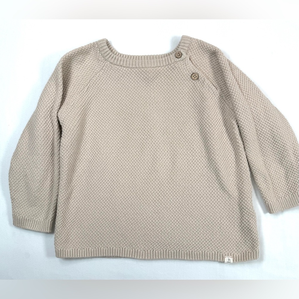 ME & HENRY Boys Knit Sweater 5/6Y Cotton Pullover Classic Neutral Preppy Fall